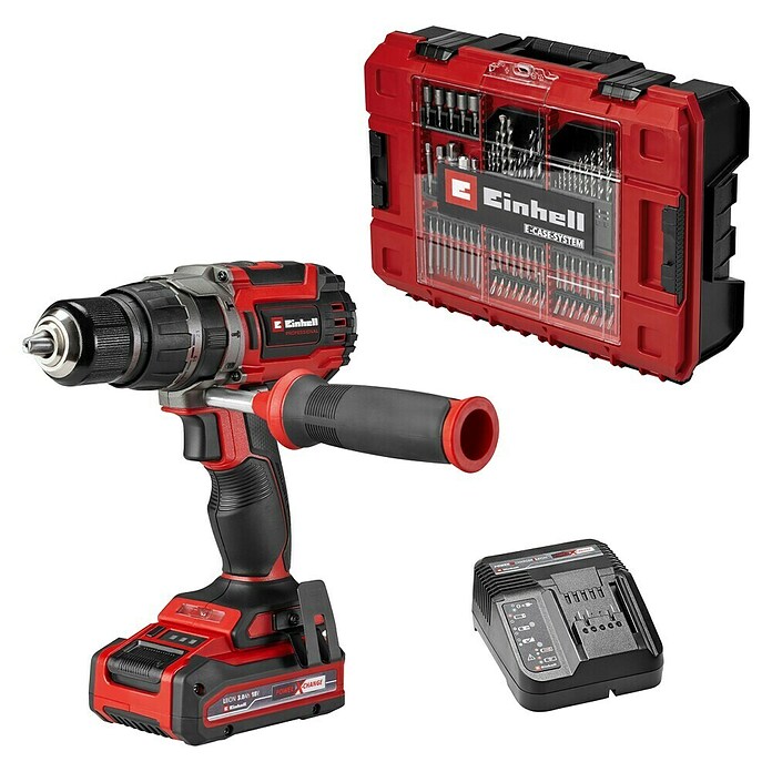 Einhell Power X-Change 18V Taladro atornillador percutor de batería TP-CD 18/70 Li-i BL (18 V, 1 batería, 3 Ah, 70 Nm) | BAUHAUS