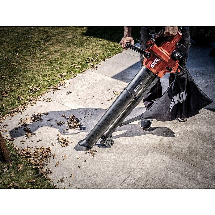 Skil PWRCore 20V Accubladzuiger/-bladblazer + Gratis Accu Compressor (20 V, Excl. accu, Blaasvolume: 720 m³/u, Blaassnelheid: 250 km/u) | BAUHAUS