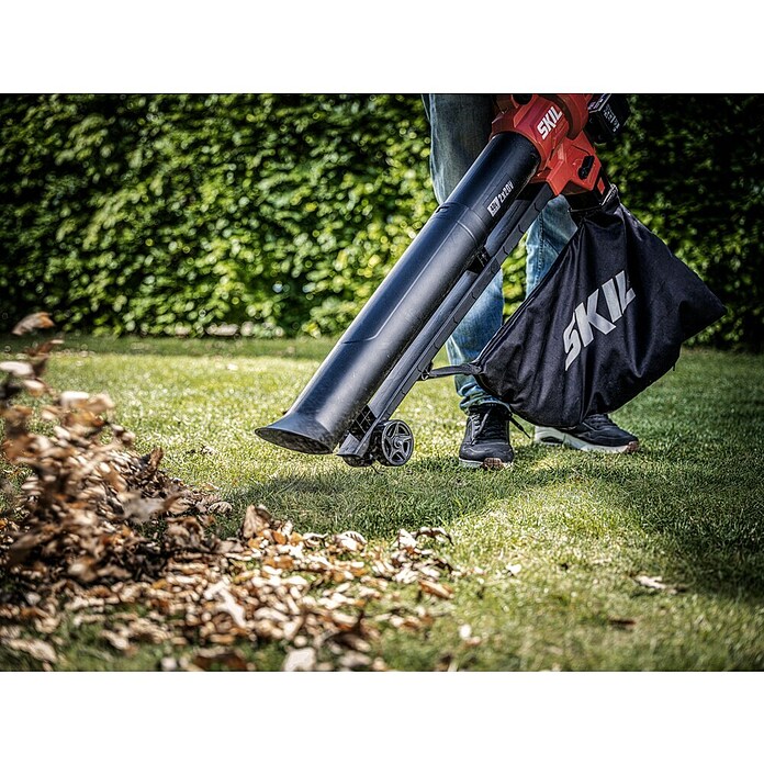 Skil PWRCore 20V Accubladzuiger/-bladblazer + Gratis Accu Compressor (20 V, Excl. accu, Blaasvolume: 720 m³/u, Blaassnelheid: 250 km/u) | BAUHAUS