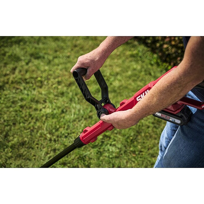 Skil PWRCore 20V Accu Grastrimmer + Gratis Accu Compressor (20 V, Li-ion, Excl. accu, Snijbreedte draad: 25 cm) | BAUHAUS