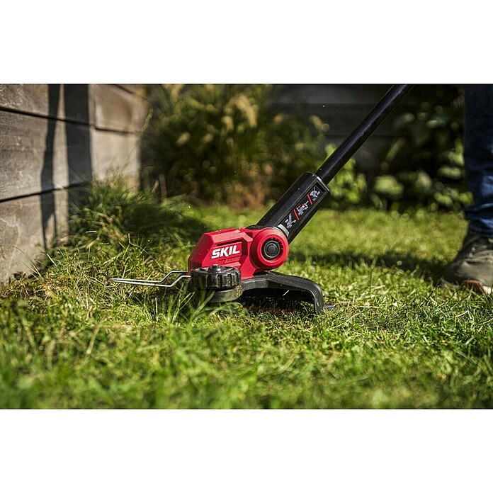 Skil PWRCore 20V Accu Grastrimmer + Gratis Accu Compressor (20 V, Li-ion, Excl. accu, Snijbreedte draad: 25 cm) | BAUHAUS