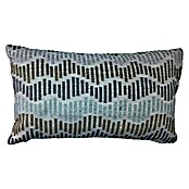 Cojín Ondas (Azul/Lino, 30 x 50 cm) | BAUHAUS