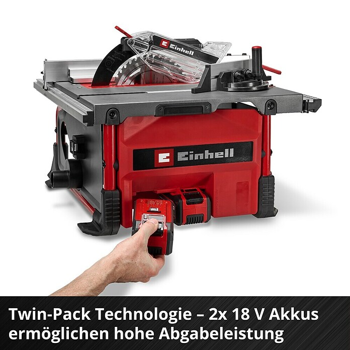 Einhell Power X-Change 18V Akku-Tischkreissäge TE-TS 36/210 Li - Solo (36 V, Ohne Akku, Durchmesser Sägeblatt: 210 mm) | BAUHAUS
