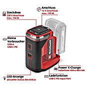 Einhell Power X-Change 18V Akku-Energiestation TE-ES 18/150/1 Li-C-Solo (18 V, Ohne Akku) | BAUHAUS