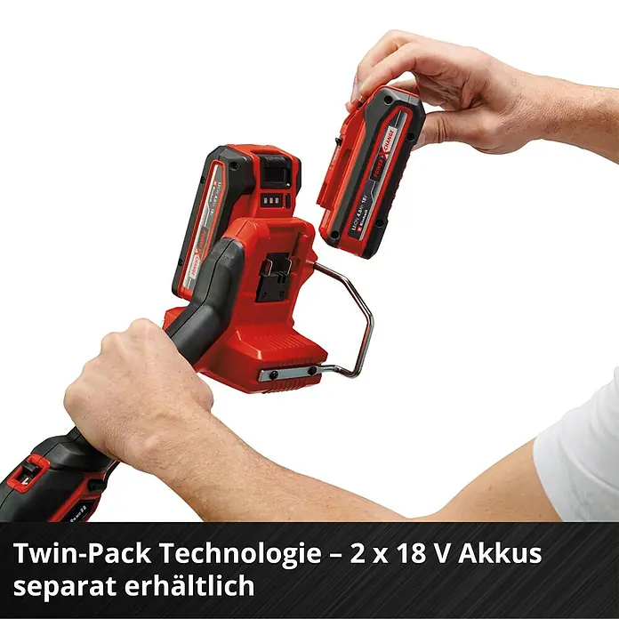 Einhell Professional Akku-Rasentrimmer GP-CT 36/35 Li BL - 36 V, Li-Ionen, Ohne Akku, Schnittbreite Faden: 35 cm - Akkubetriebenes Werkzeug mit zwei 18V Akkus, die separat erhältlich sind, für mehr Leistung und Flexibilität bei der Gartenarbeit.