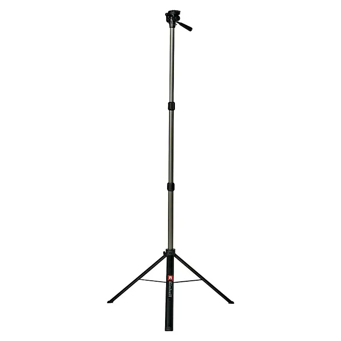 Einhell Stativ TRIPOD 85-170 - Passend für: Einhell Akku-Lampe TP-CL 18/3000 Li, Einhell Kreuzlinienlaser TC-LL 2 und TE-LL 360 - Das Bild zeigt einen Einhell-Stativ, ideal für Foto- und Videoaufnahmen. Es ist stabil, höhenverstellbar und leicht zu transportieren.