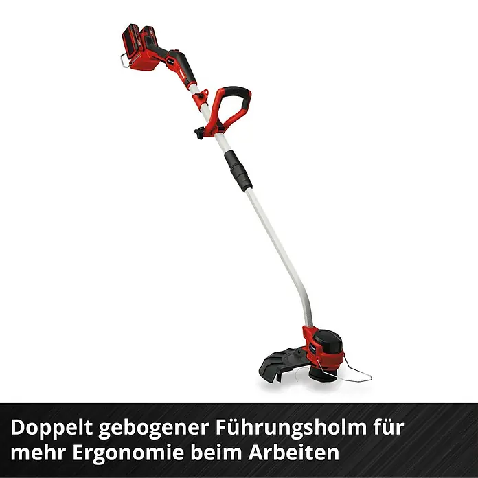 Einhell Professional Akku-Rasentrimmer GP-CT 36/35 Li BL - 36 V, Li-Ionen, Ohne Akku, Schnittbreite Faden: 35 cm - Akku-Rasentrimmer für präzise Rasenpflege. Der Trimmer verfügt über einen doppelten Führungsbügel für mehr Ergonomie beim Arbeiten.