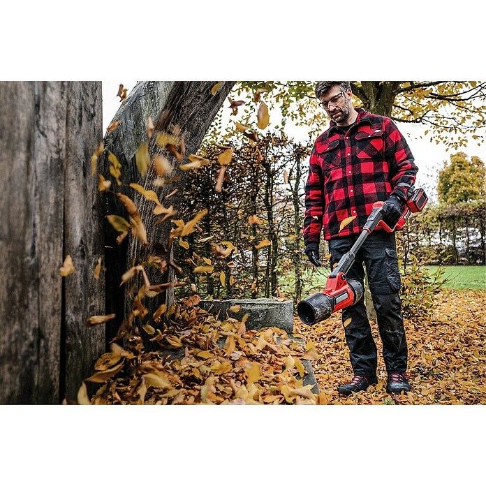 Einhell Professional Akumulatorski puhalnik listja GP-LB 36/270 Li E BL-Solo  (36 V, Brez baterije, Maksimalni pretok pihanega zraka: 1.100 m³/h, Hitrost pihanja: 270 km/h) | Sesalniki in puhalniki listja | Vrtni stroji in orodja | Vrt in prosti čas | Izdelki | BAUHAUS