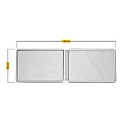 Schellenberg Mosquitera (75 cm - 142 cm, Inserción, Color bastidor: Blanco) | BAUHAUS
