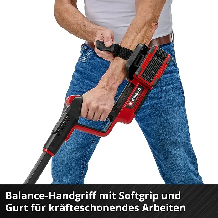 Einhell Professional Akku-Laubbläser GP-LB 36/270 LI - 36 V, Ohne Akku, Blasleistung: 1.100 m³/h, Blasgeschwindigkeit: 270 km/h - Balancierter Handgriff mit Softgriff und Gurt für kräfteschonendes Arbeiten.