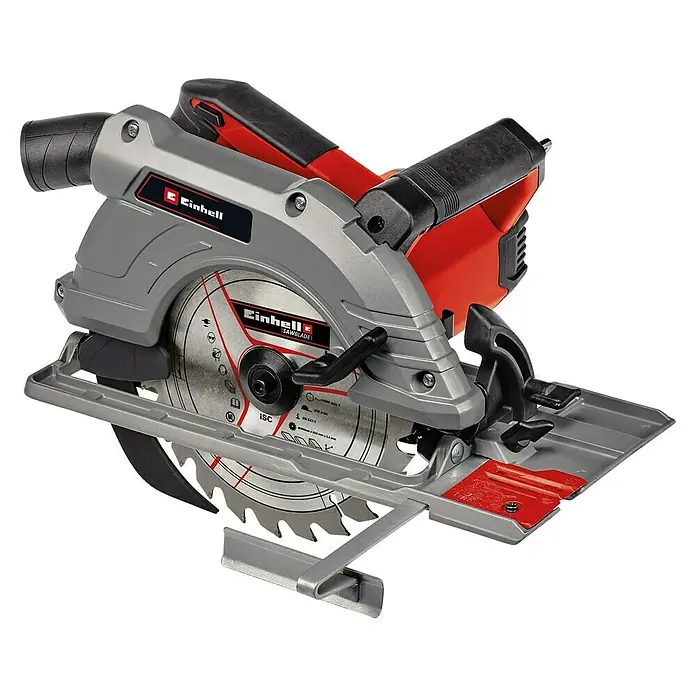 Einhell Handkreissäge TE-CS 190/1 - 1.500 W, Durchmesser Sägeblatt: 190 mm, Schnitttiefe bei 90 °: 66 mm - Ein Einhell Kreissägeblatt, ein leistungsstarkes Werkzeug zum präzisen Sägen. Ideal für Heimwerker und Profis.