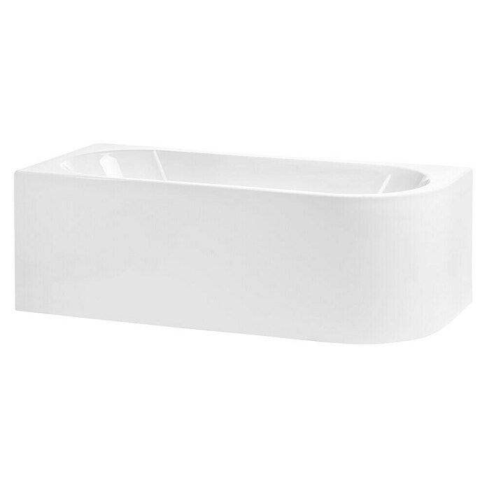 Camargue Bañera Afrodita (150 x 75 cm, Acrílico sanitario, Orientación de la bañera: Derecha, Blanco) | BAUHAUS