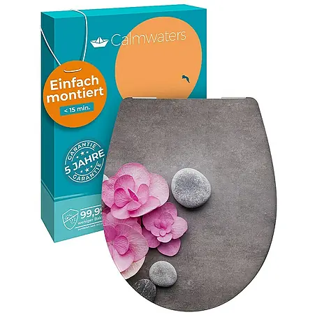 Calmwaters  WC-Sitz Motiv Wellness Orchidee