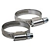 Schlauchschelle (Spannbereich: 16 - 25 mm, Bandbreite: 9 mm, Edelstahl, 2 Stk.)