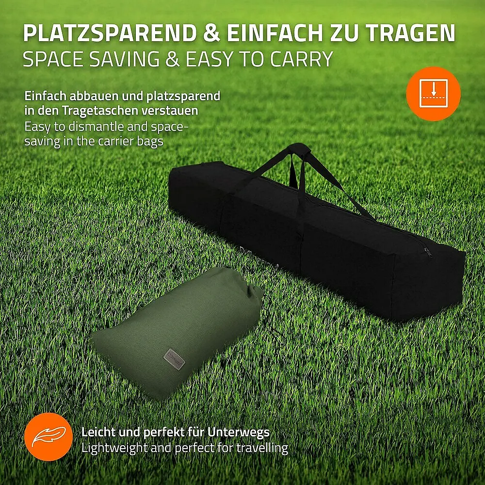 ML-Design Hngematte XXL Hngesessel Khaki mit Tragetasche und Stnder fr  Garten/Balkon online kaufen bei BAUHAUS