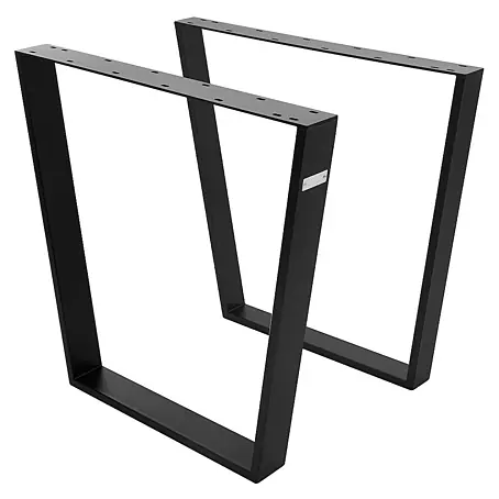 ML-Design  Tischgestell 2er Set Tischbeine Trapez V-Form aus Stahl pulverbeschichtet