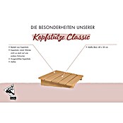 Karibu Kopfstütze (L x B x H: 40 x 31 x 9 cm, Holz)