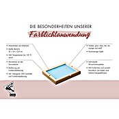 Karibu LED-Farblichtanwendung Premium (Geeignet für: Bis 6 m² Raum, 7 einstellbare Farben)