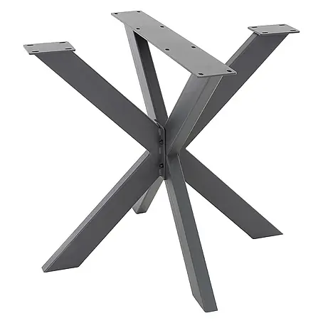 ML-Design  Tischgestell Spider Kreuzgestell Schwerlast aus Stahl für DIY