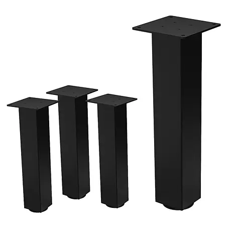 ML-Design  Tischgestell 4er Set Tischkufen I-Design Möbelfüße und aus Stahl