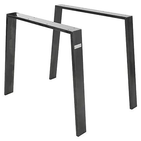 ML-Design  Tischgestell Loft 2er Set aus Stahl Industriedesign U-Form