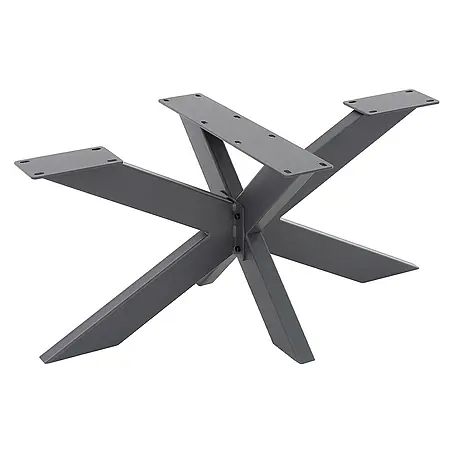 ML-Design  Tischgestell Spider Kreuzgestell Schwerlast aus Stahl für DIY