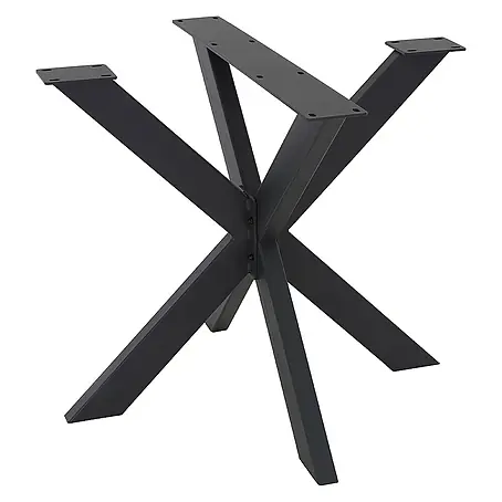 ML-Design  Tischgestell Spider Kreuzgestell Schwerlast aus Stahl für DIY