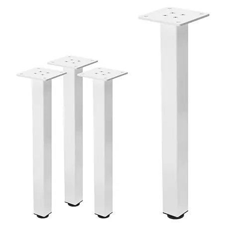 ML-Design  Tischgestell 4er Set Tischkufen I-Design Möbelfüße und aus Stahl