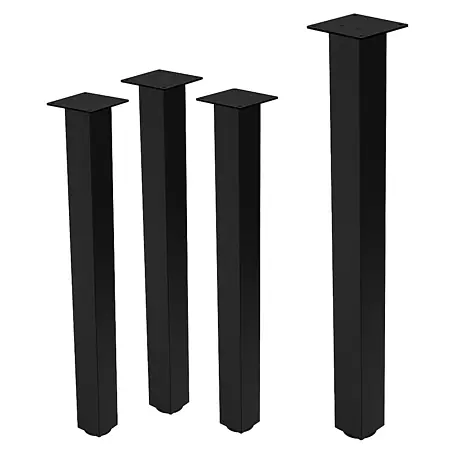 ML-Design  Tischgestell 4er Set Tischkufen I-Design Möbelfüße und aus Stahl