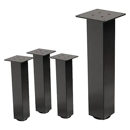 ML-Design  Tischgestell 4er Set Tischkufen I-Design Möbelfüße und aus Stahl