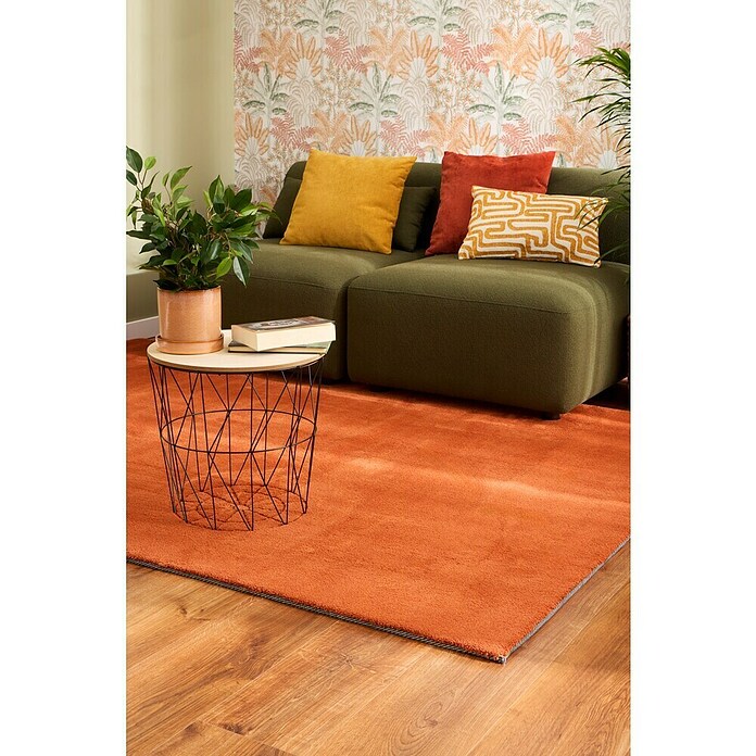 Alfombra de pelo corto Toscana (Teja, 110 x 60 cm, 100% Poliéster) | BAUHAUS