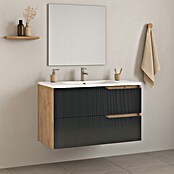 Futurbath Mueble de lavabo Marina (L x An x Al: 45 x 100 x 55 cm, Negro, Melamina) | BAUHAUS