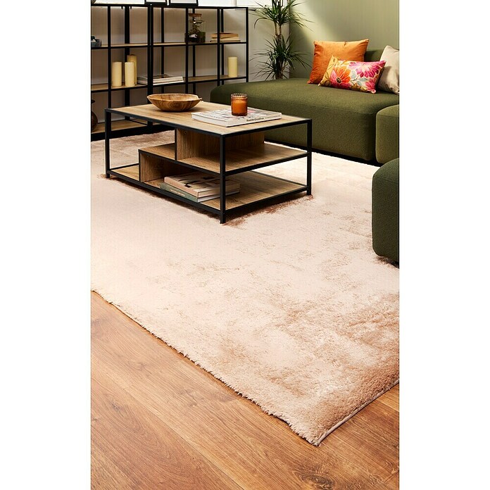 Alfombra de pelo largo Cuba (Beige, 170 x 120 cm, 100% Poliéster) | BAUHAUS