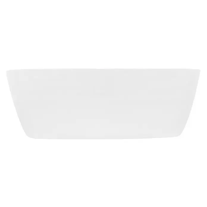 LuxeBath Aufsatzwaschbecken Aufsatzwaschbecken aus Keramik Handwaschbecken Wasserfall Waschtisch - 40,5 x 40,5 cm, Ohne Spezialglasur, Weiß - Elegante weiße Badewanne für Ihr Badezimmer. Die klare Form und das minimalistische Design machen diese Badewanne zu einem Highlight.