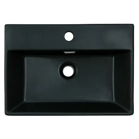 LuxeBath  Aufsatzwaschbecken Waschtisch aus Keramik für Badezimmer / Gäste-WC