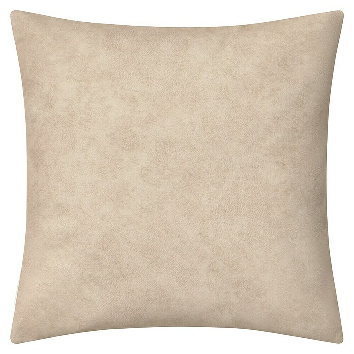 Cojín Efecto piel (Beige, 45 x 45 cm) | BAUHAUS