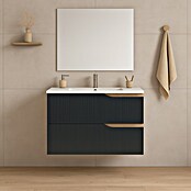 Futurbath Mueble de lavabo Marina (L x An x Al: 45 x 100 x 55 cm, Negro, Melamina) | BAUHAUS