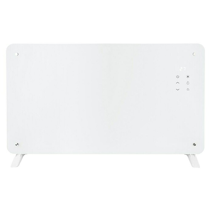 Emerio Konvektorheizung Glas (2 000 W, Beheizbare Fläche: 25 m², Weiß) | BAUHAUS