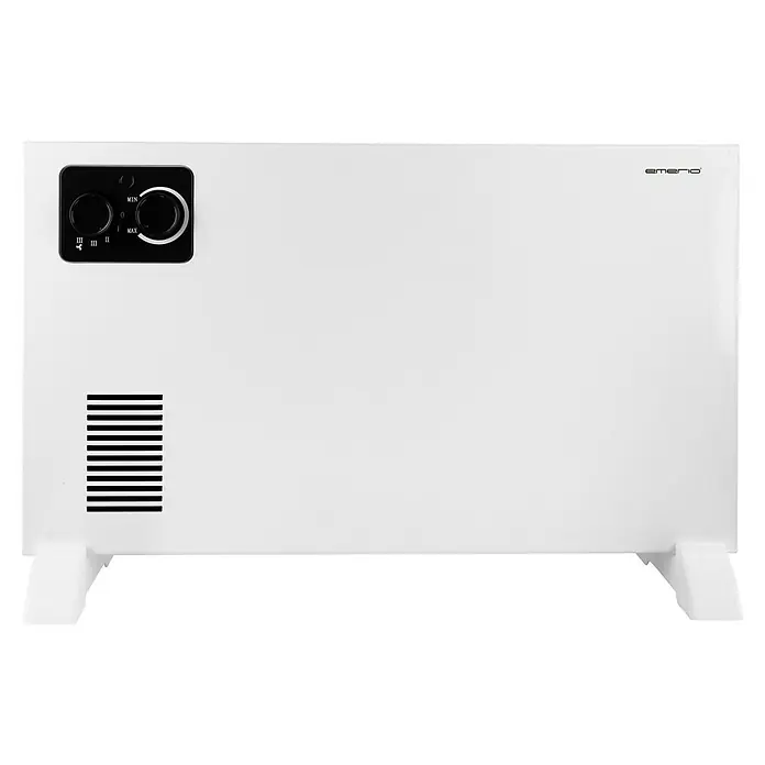 Voltomat HEATING Convector CH-127166.1 Style - 2.000 W, Superficie de hasta aprox. 18 m², Blanco - Radiador con controles giratorios para la temperatura y ajustes de calor, proporcionando calidez a la habitación.