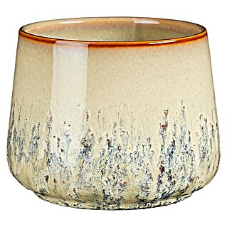 Mica Decorations Tegla za biljke Mylo (Vanjska dimenzija (ø x V): 13,5 x 11 cm, Keramika, Bež)