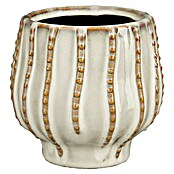 Mica Decorations Übertopf Cathy (Außenmaß (Ø x H): 12,5 x 11,5 cm, Keramik, Weiß) | BAUHAUS