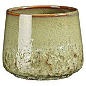 Mica Decorations Übertopf Mylo (Außenmaß (Ø x H): 16 x 13 cm, Keramik, Grün) | BAUHAUS