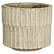 Mica Decorations Übertopf Aprio (Außenmaß (Ø x H): 17,5 x 15 cm, Steinzeug, Beige) | BAUHAUS