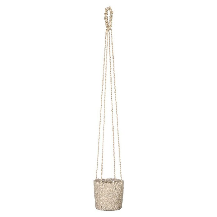 Mica Decorations Viseća košara Atlantic  (Vanjska dimenzija (ø x V): 14 x 14 cm, prirodni materijali, Bež) | BAUHAUS