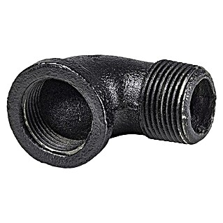Dolle Pipe Conector de estante macho 90° (Curvado, ¾″)