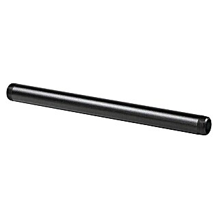 Dolle Pipe Tubo metálico (L x An: 250 x 2,5 cm, Negro)