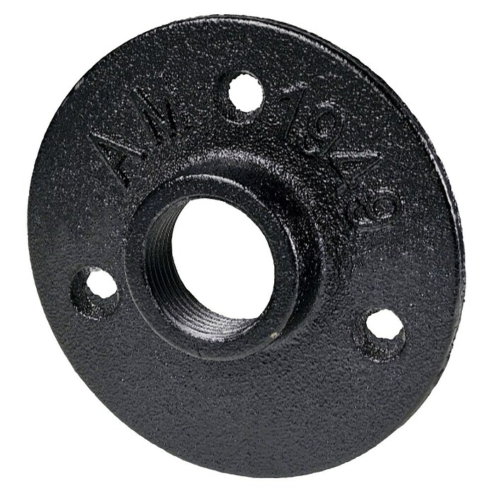 Dolle Pipe Soporte para tubo (Diámetro: 70 mm, Negro) | BAUHAUS