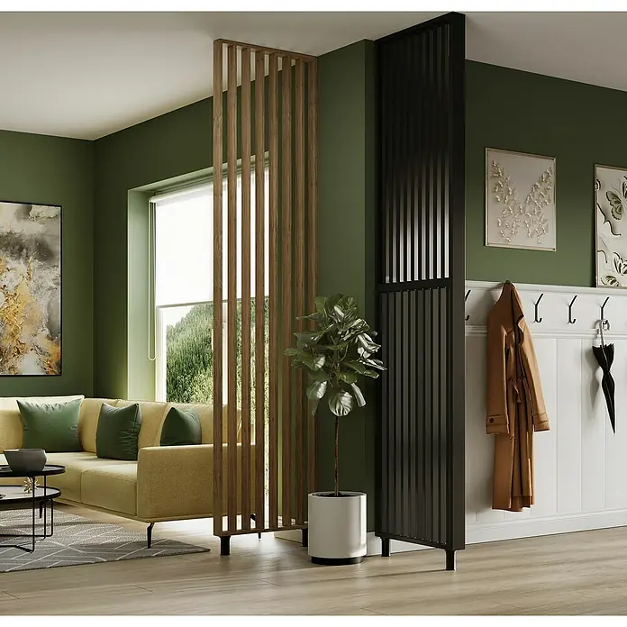Mixpol Profile Stützfuß - Passend für: Mixpol Profile Raumteiler - Elegantes Raumteiler-Set in Holz- und Schwarzoptik. Ideal zur Strukturierung von Wohnräumen mit stilvollem Design und hoher Funktionalität.