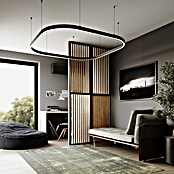 Mixpol Profile Raumteiler Vario Saragossa/SW (63,4 x 250 cm, Natur/Schwarz) | BAUHAUS