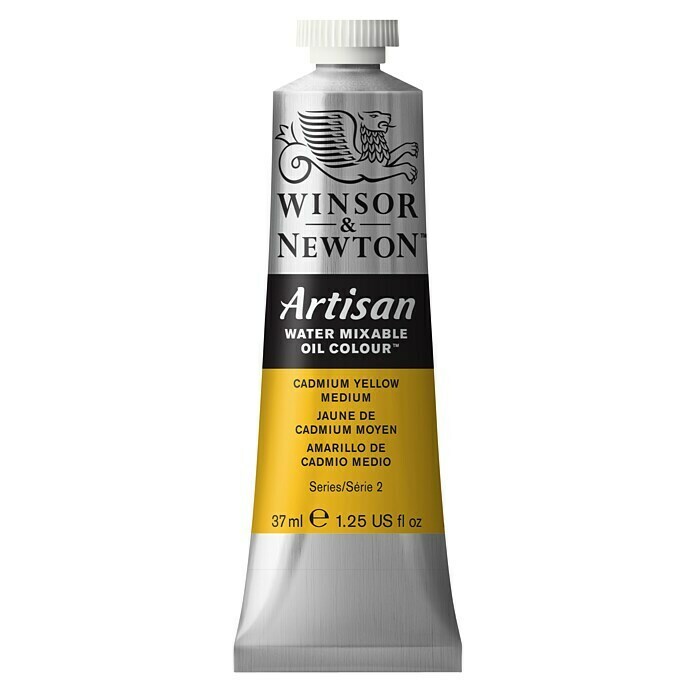 Winsor & Newton Artisan ÖlfarbeKadmiumgelb mittel, 37 ml, Tube Front View